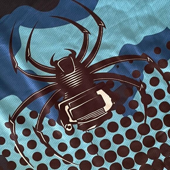 FPS Spiderwire Graphic Long Sleeve Sport Shirt Large - Picture 7 of 7